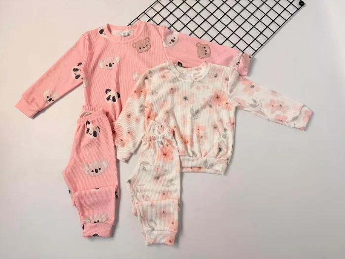 Conjunto Wafle Bebe Estampado