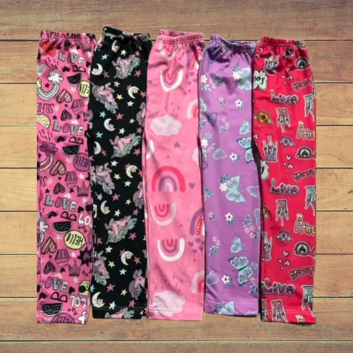Calza Retro Estampado Nena