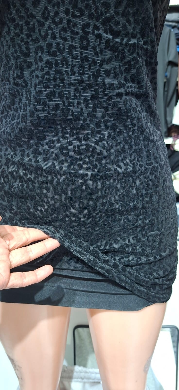 Vestido Tull Animal Print - Imagen 3