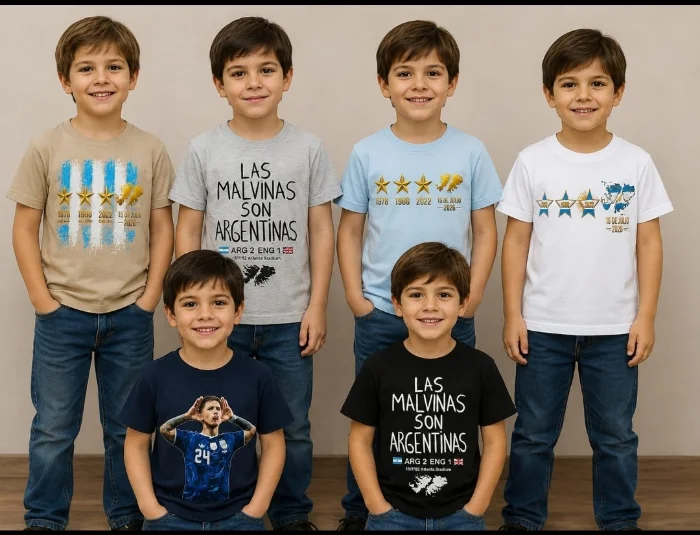 Remeras Niño Edicion Malvinas