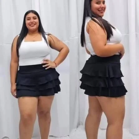 Short Pollera Talle Grande