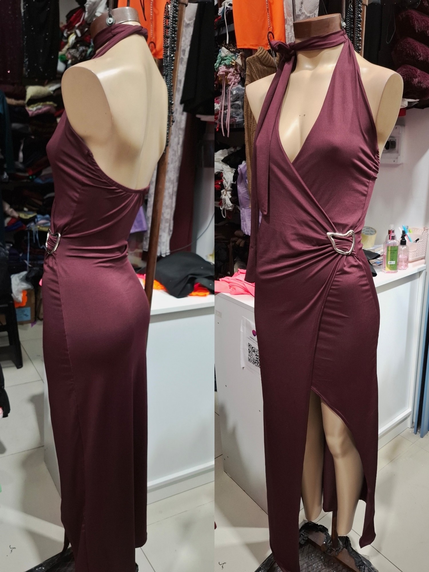 Vestido Largo con Accesorios - Imagen 2