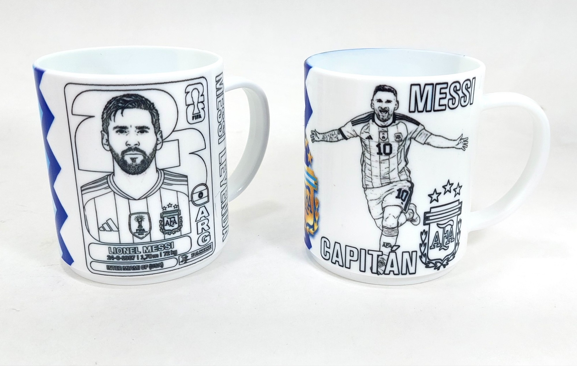 Tazas para Pintar Messi Mundial - Imagen 2