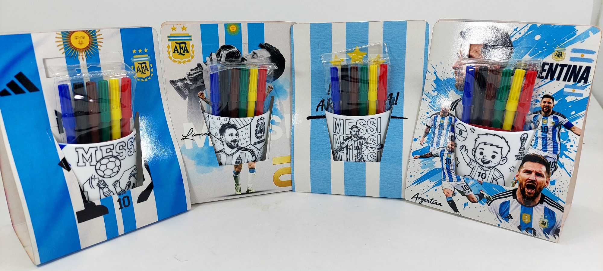 Tazas para Pintar Messi Mundial - Imagen 3
