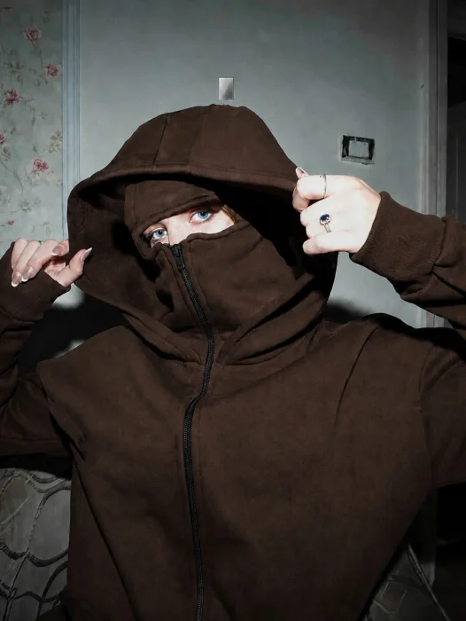 Campera Cierre Completo con Balaclava