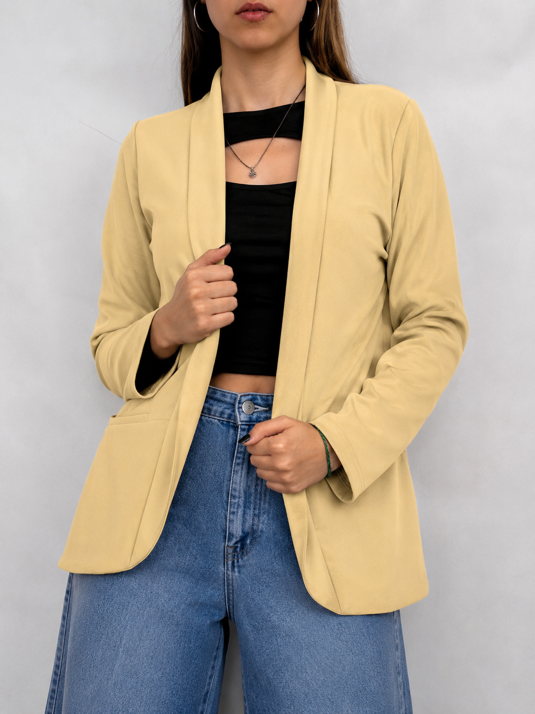 Blazers de Crep Scuba con Spandex - C0CF39F0-6962-49E4-9898-CA2C1084DC7F.png