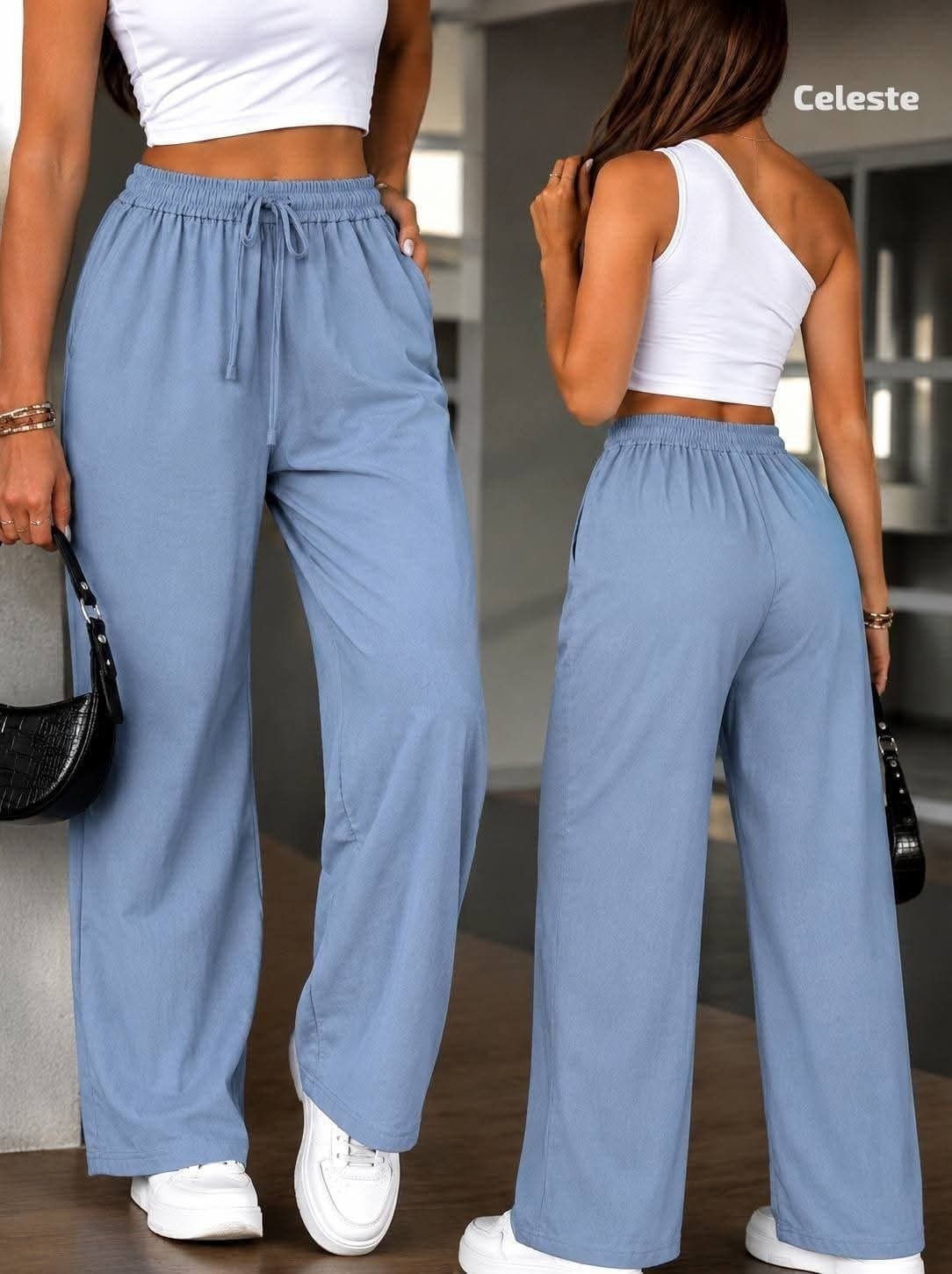 Palazo Semi Jeans sin Friza Excelente Calidad - Imagen 4
