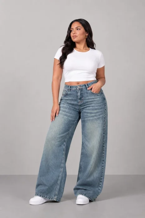 Wide Leg Oxido Matizado Especial