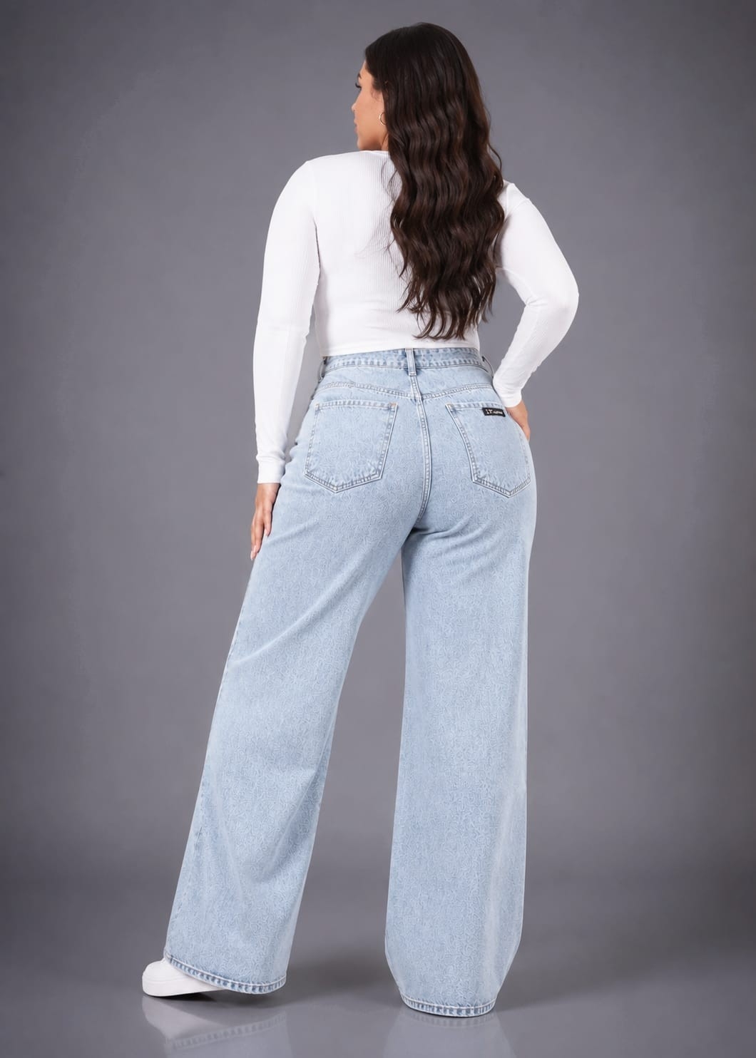 Wide Leg Especial Celeste - Imagen 2