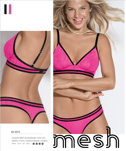 Conjunto Triangulito sin Soft, Elástico en 2 Ton - Mesh - con Colaless Lara Art. 4415 - 4415..png