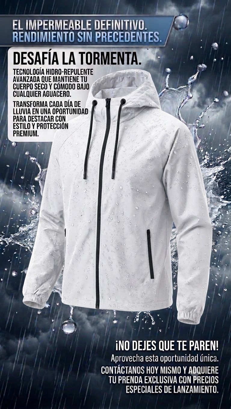 Camperas Rompevientos Impermeables - Imagen 3