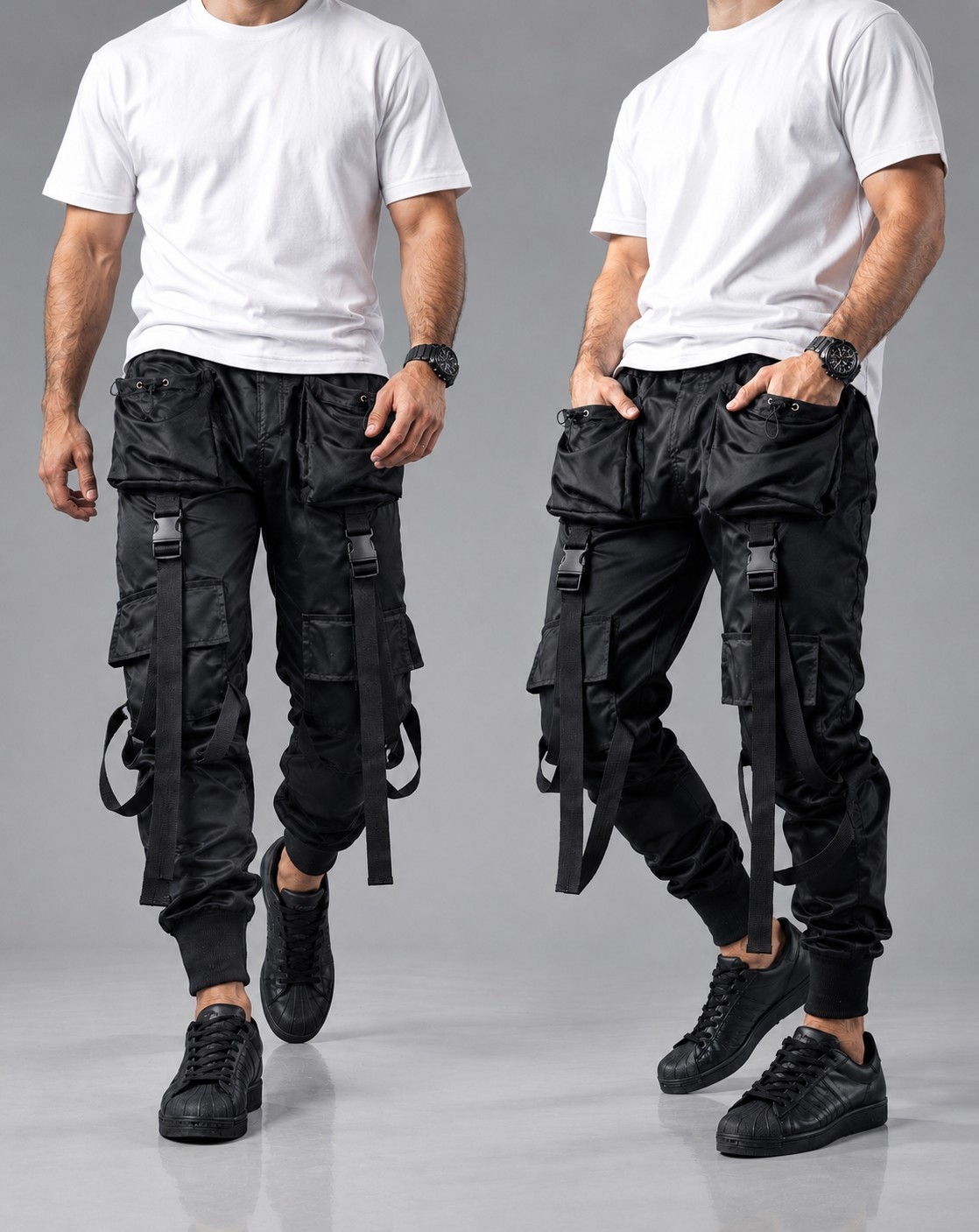 Pantalón Cargo Tw Regular Fit Tiradores - Imagen 2