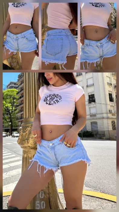 Short Tiro bajo Celeste una Bomba