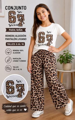 Conjunto de Nena Animal Prints