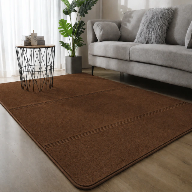 Alfombra Rabbit  Antideslizante 100 X 130 Cm Super Suave - rabbit%20marr%C3%B3n.png