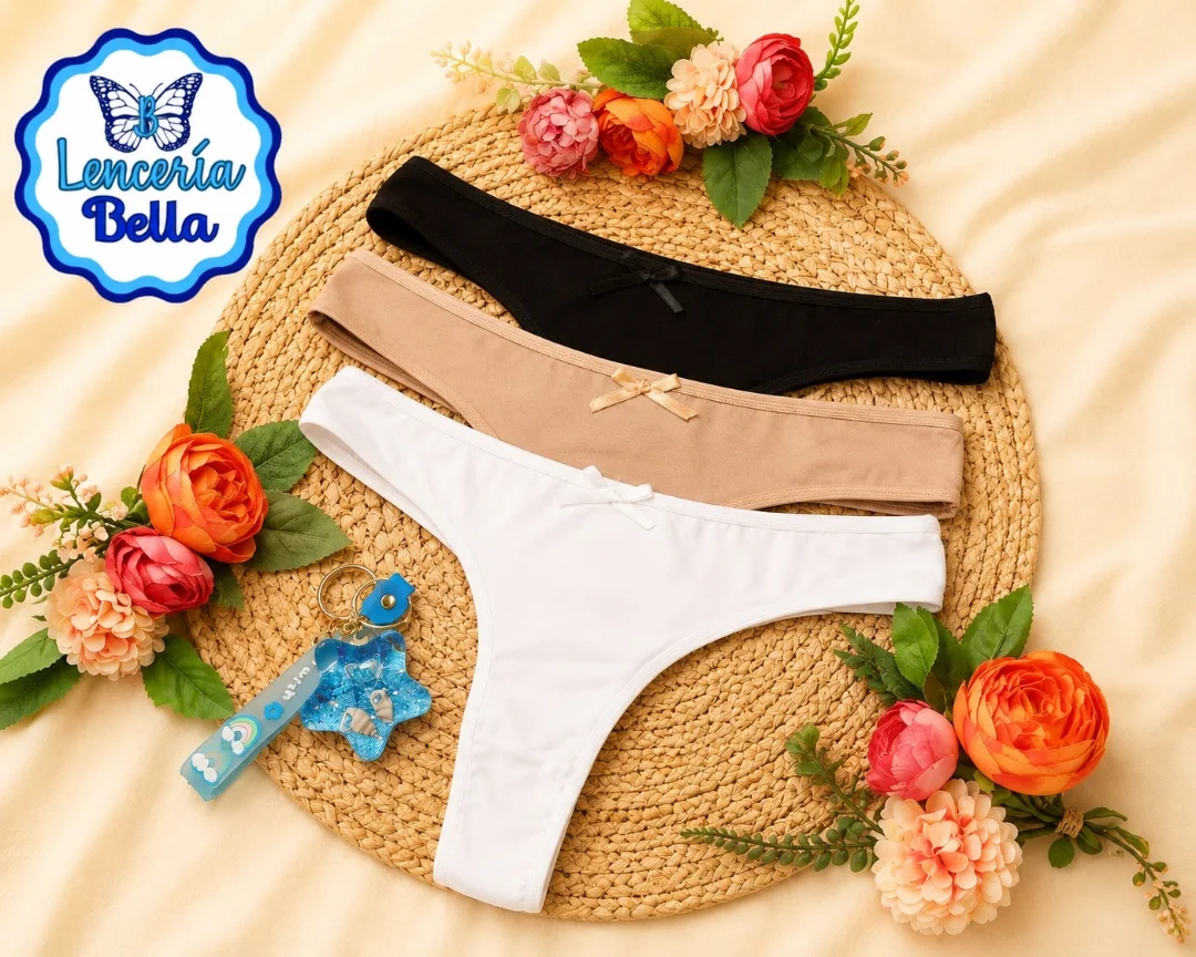 Colales de Algodón con Moño - Imagen 1