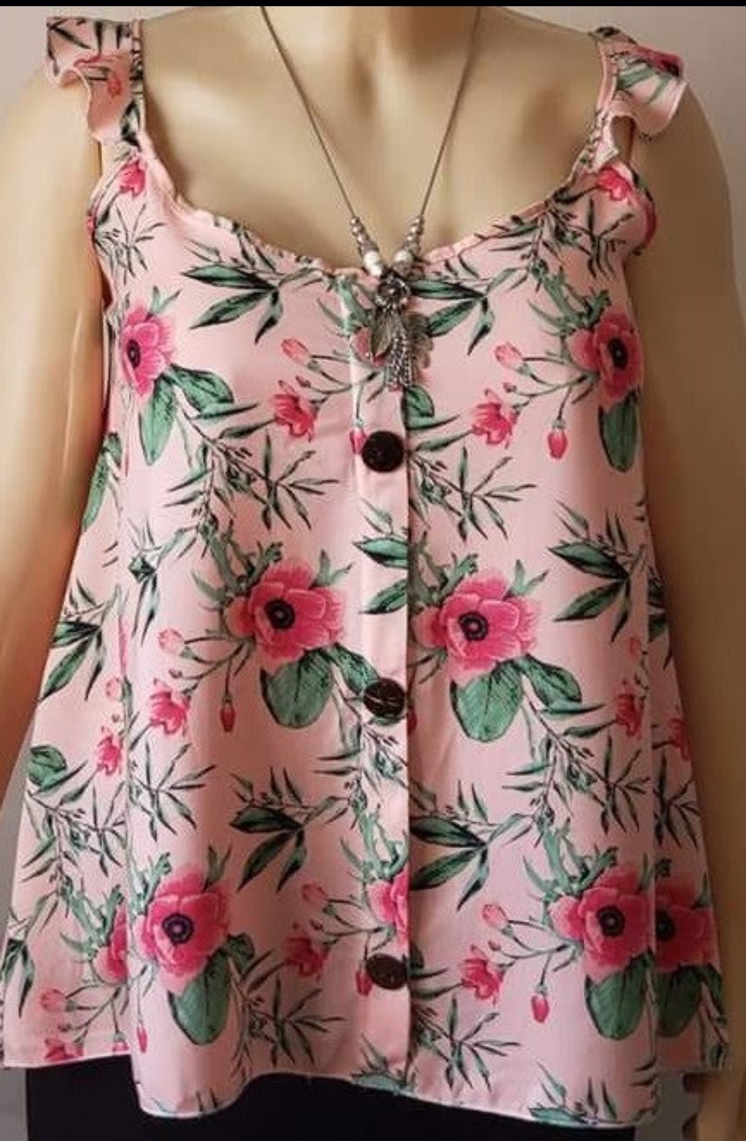 Musculosas de Poplin  con Bolado  en el Hombro - Imagen 3
