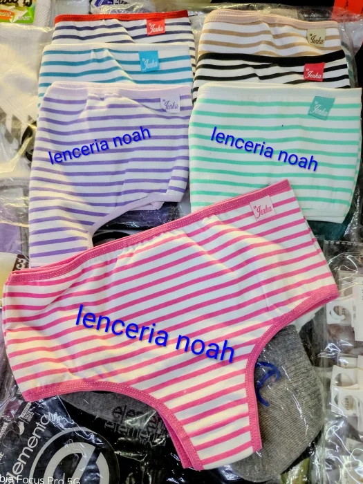 Culotte Less Rayado Algodon