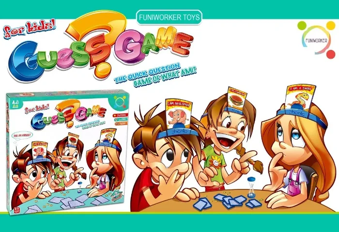 Adivina Quien Soy Juego de Mesa con Vinchas