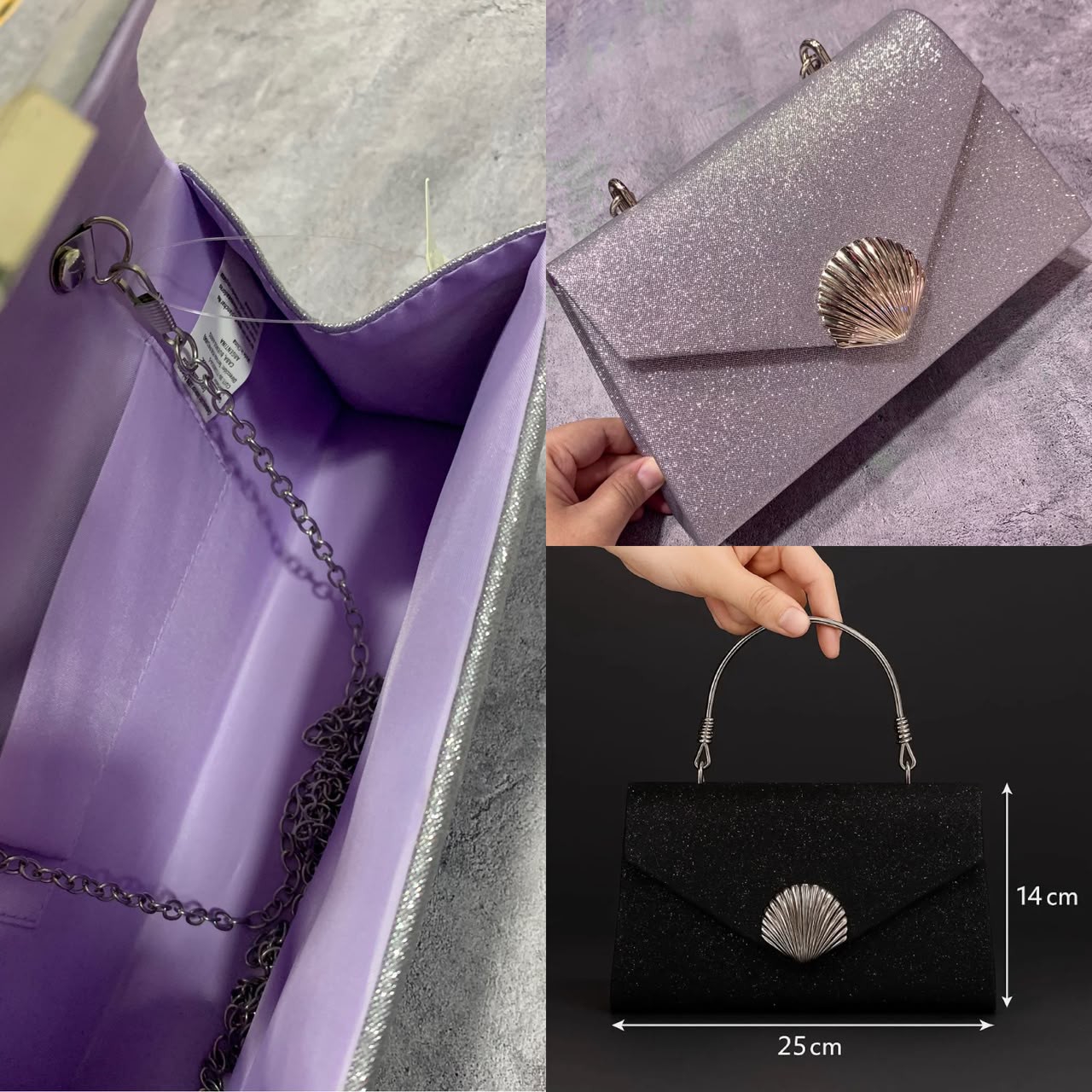 Cartera Tornasol Coral - Imagen 3