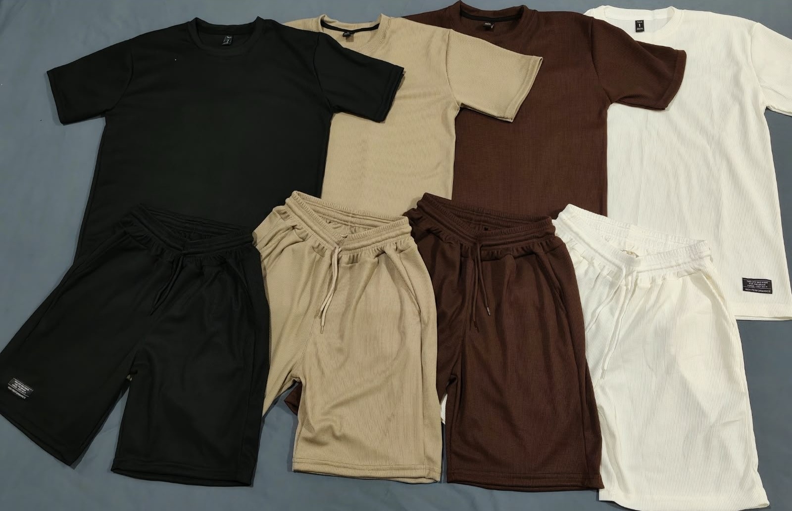 Conjunto Disponible la Tela  Morley  y 
wafle - Imagen 2