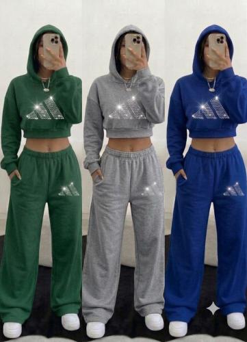 Conjunto Algodon Frizado del Talle 1 al 5 Estampa de Strass