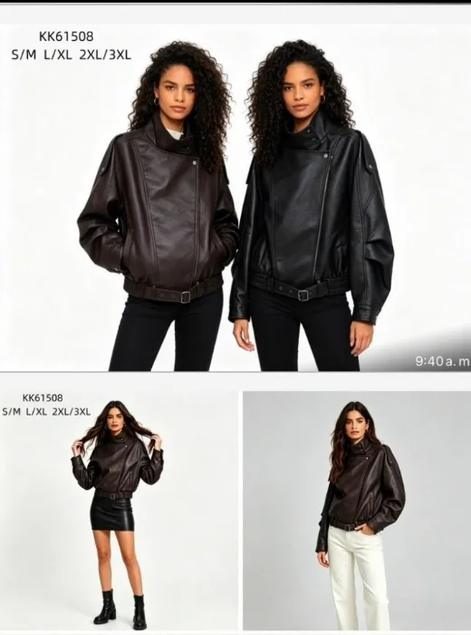 Bomber Eco Cuero