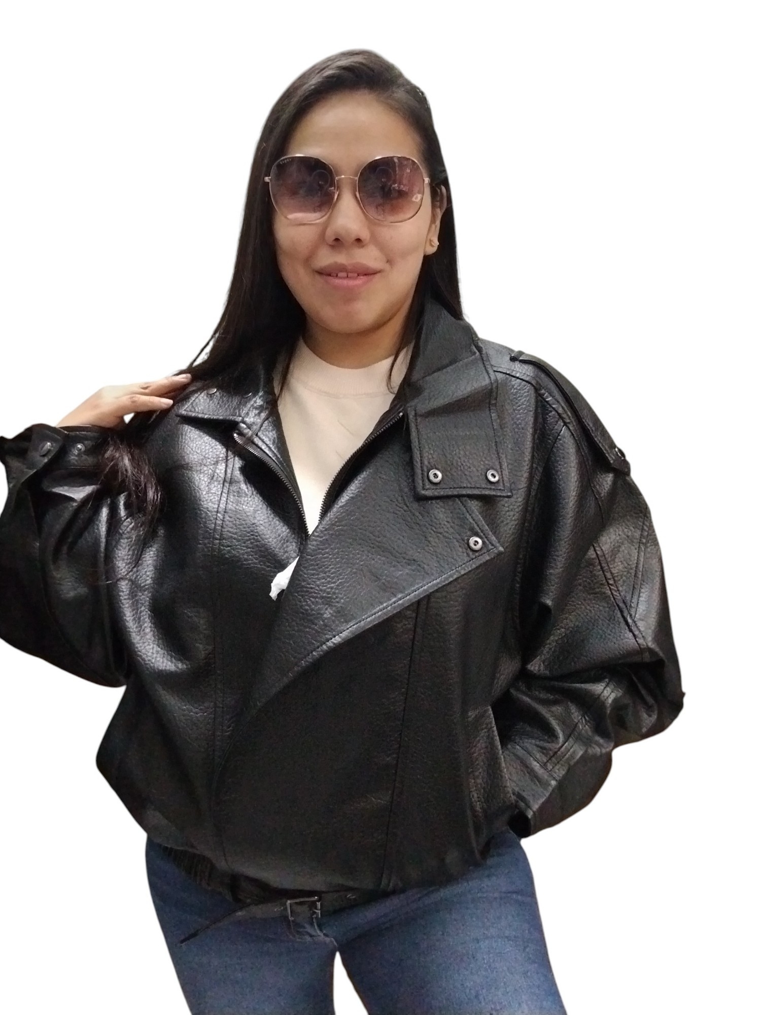 Bomber Eco Cuero - Imagen 2