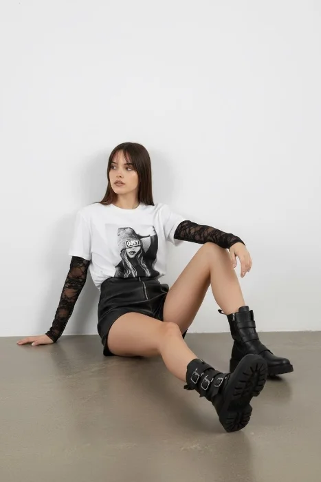 Camiseta Encaje