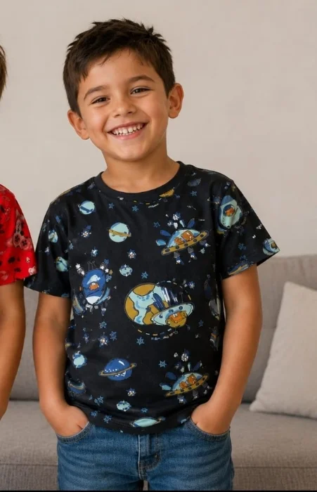 Remera Modal Estampado Nene