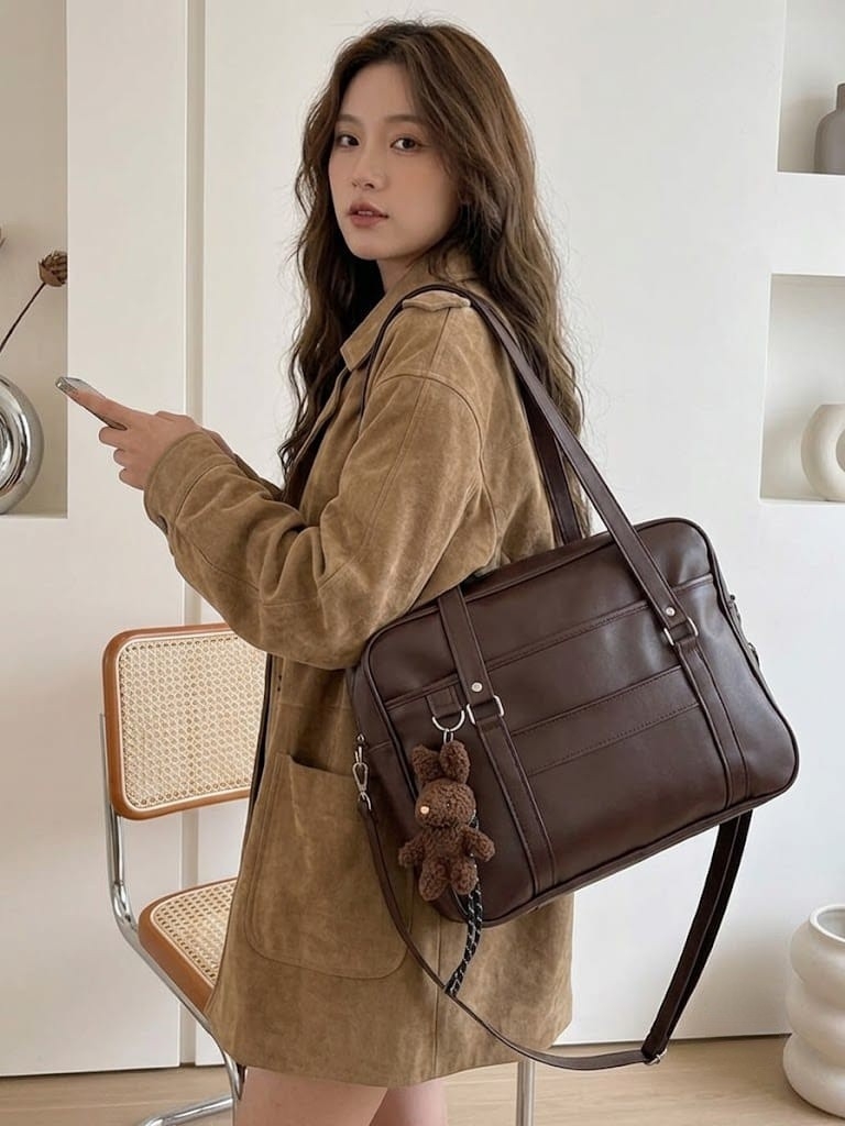 Bolso Universitario Eco Cuero - Imagen 2