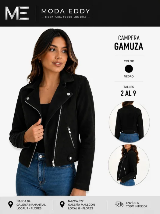 Campera Gamuza