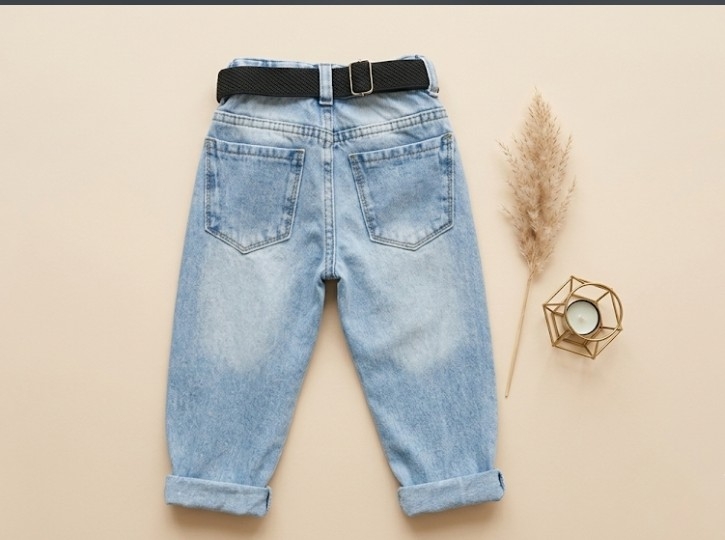 Jeans Baggy de Bebé Unisex - Imagen 2