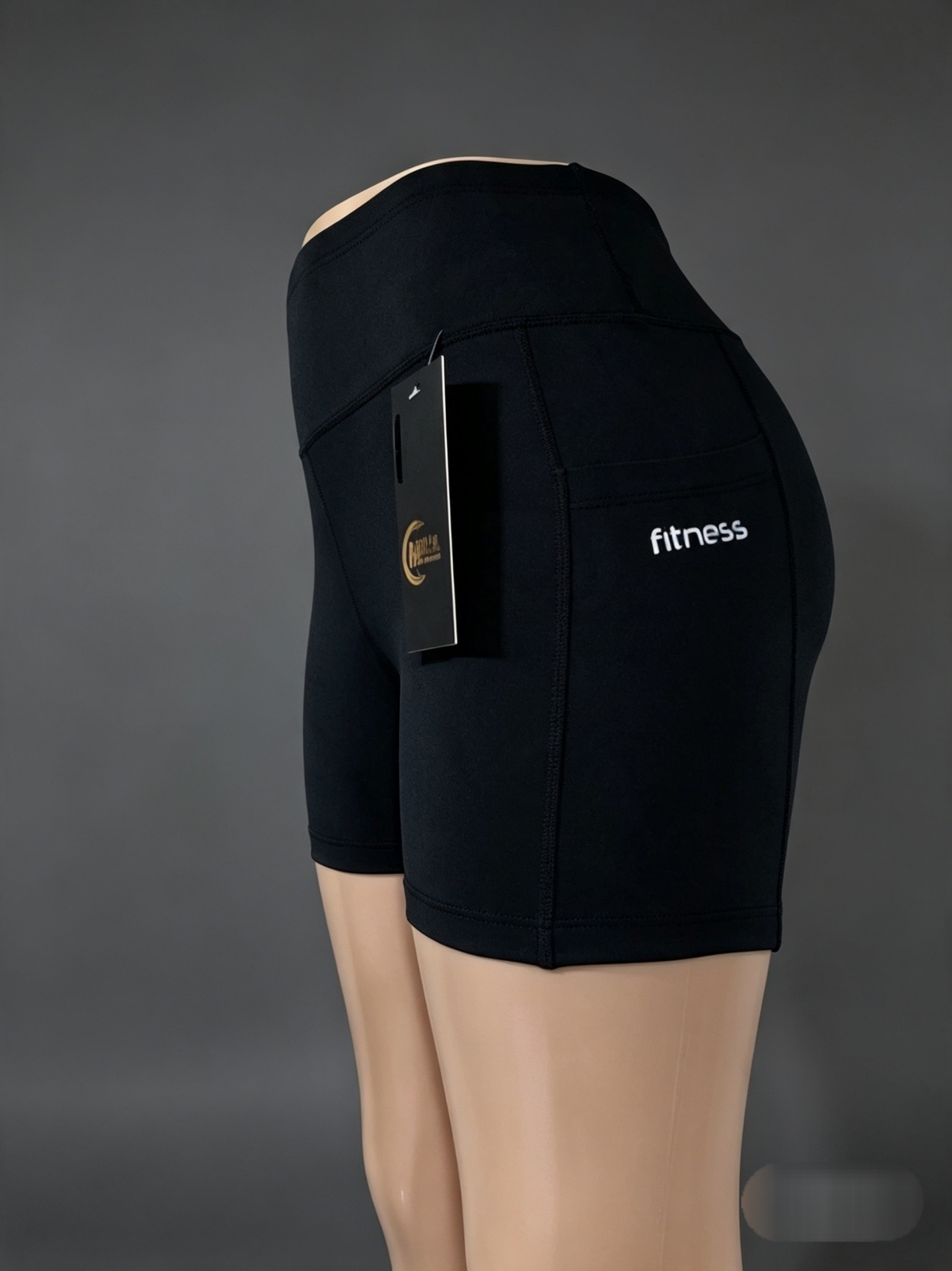 Short Fitness Tela Importada con Bolsillo - Imagen 3