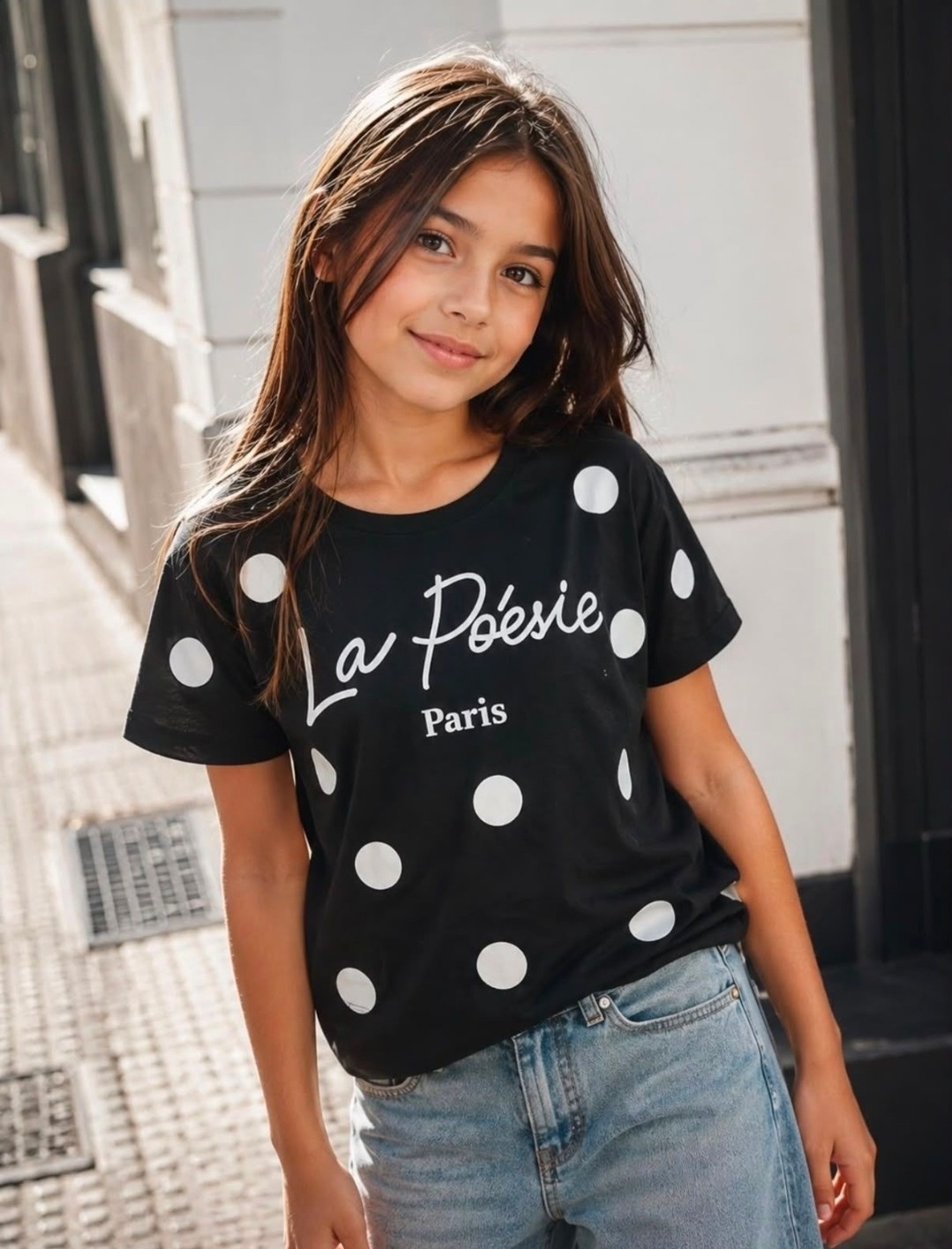 Remera Oversize la Póesie para Nena. - Imagen 5