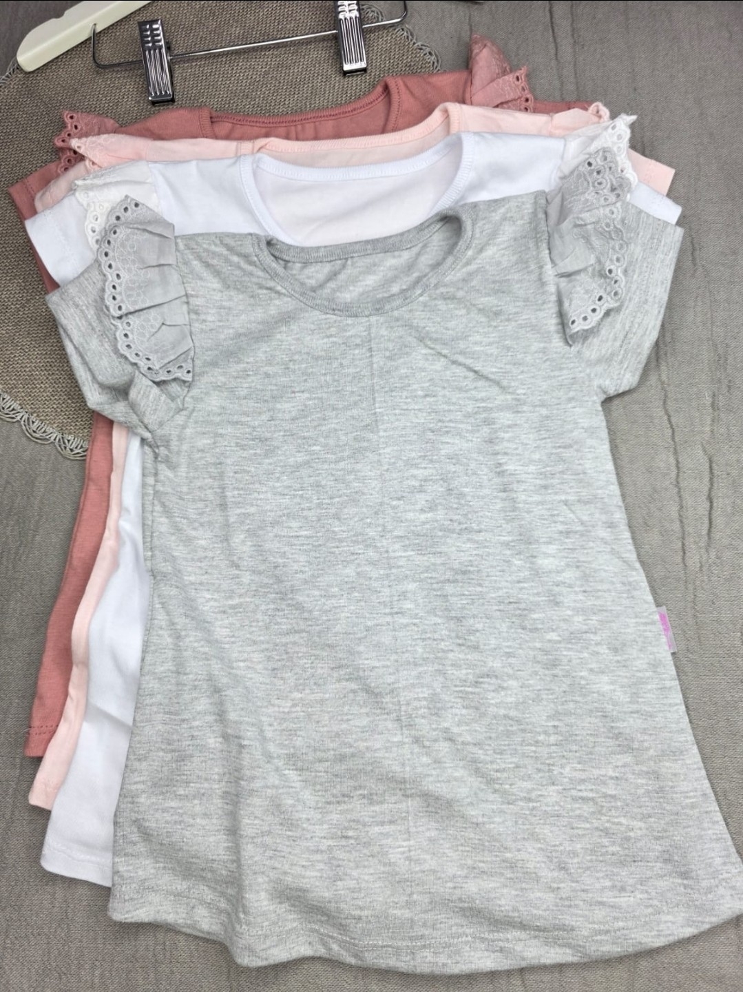 Remera con Volados Broderie para Nena. - Imagen 5