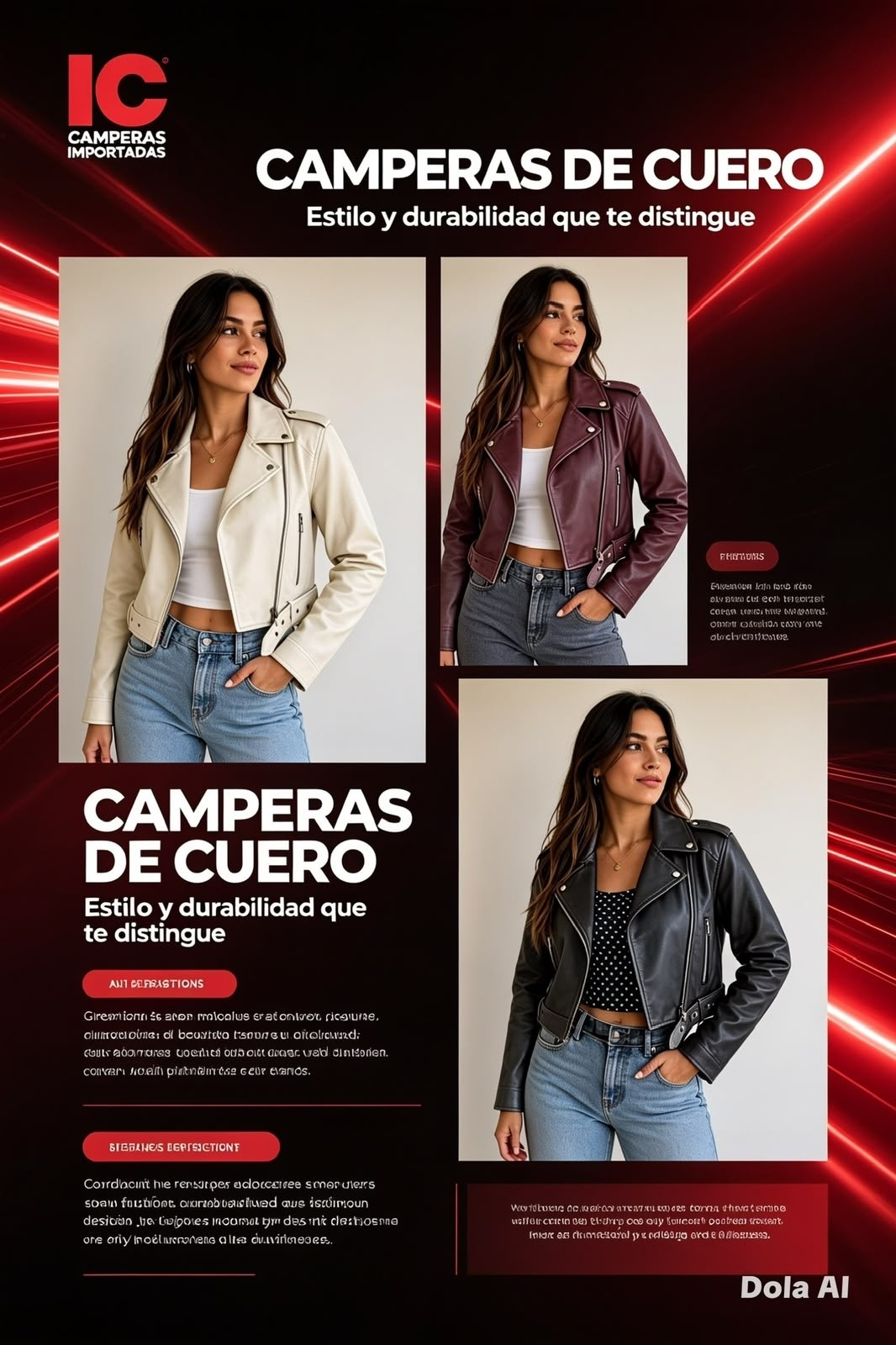 Eco Cuero Yd para Dama - Imagen 3