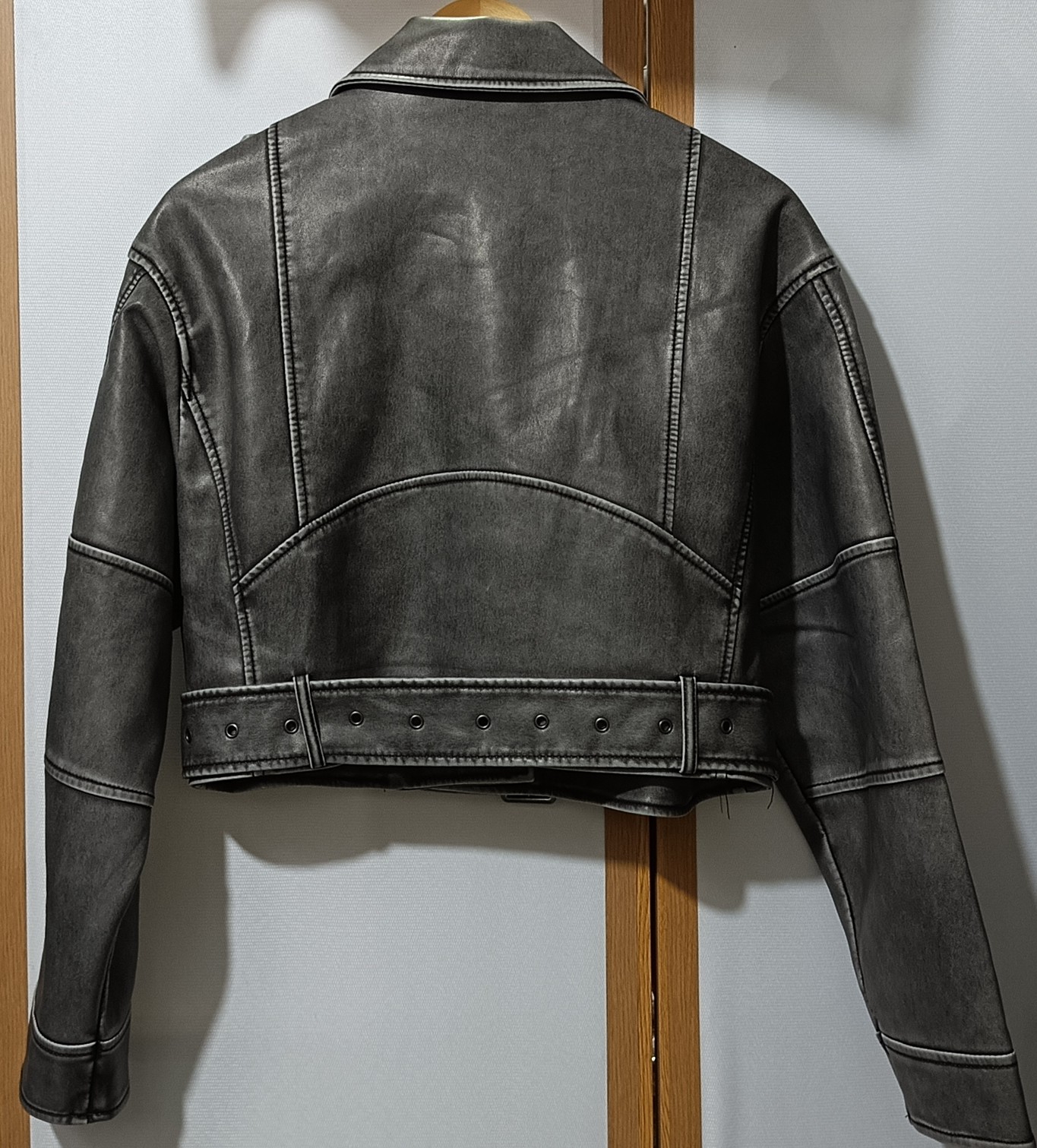 Campera Eco Cuero Crop - Imagen 2