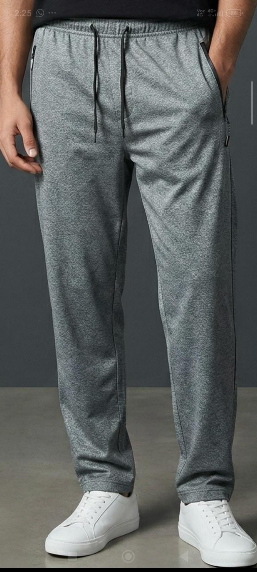 Pantalones Deportivos de Lycra con Cierre Engomado - Imagen 2