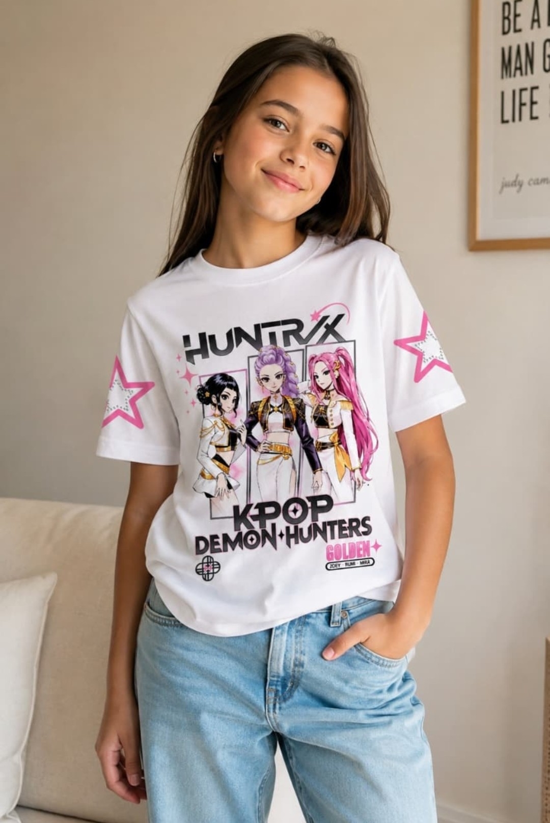 Remera Oversaid Nena Kpop - Imagen 2