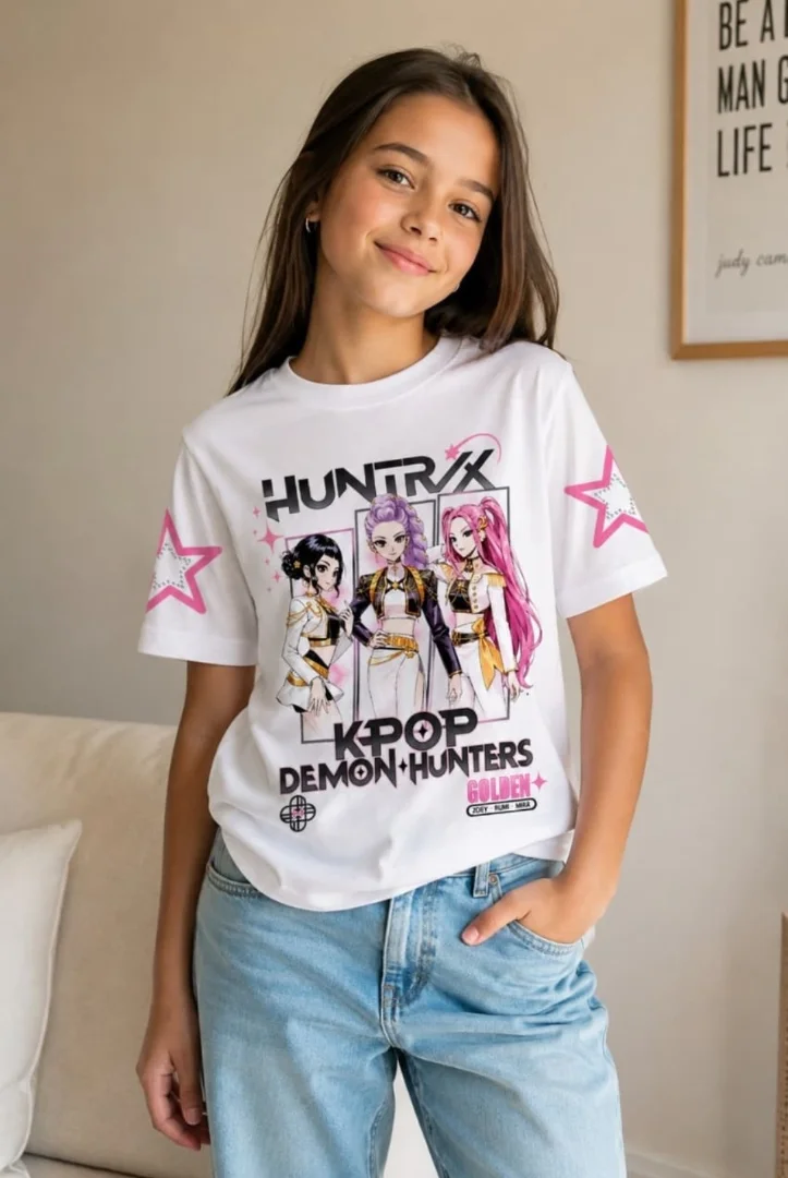 Remera Oversaid Nena Kpop - Imagen 2