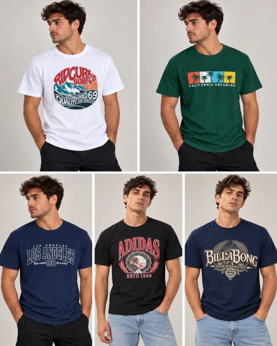 Remeras Estampadas de Hombre
