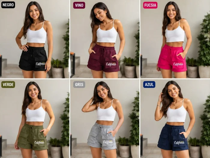 Short Cargo Importado de Mujer