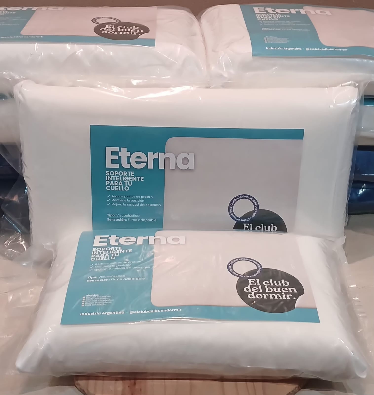 Almohada Viscoelástica Eterna 60x40x10 Cm | Firme Adaptable + Soporte para Cuello | - IMG-20260805-WA0055.jpg