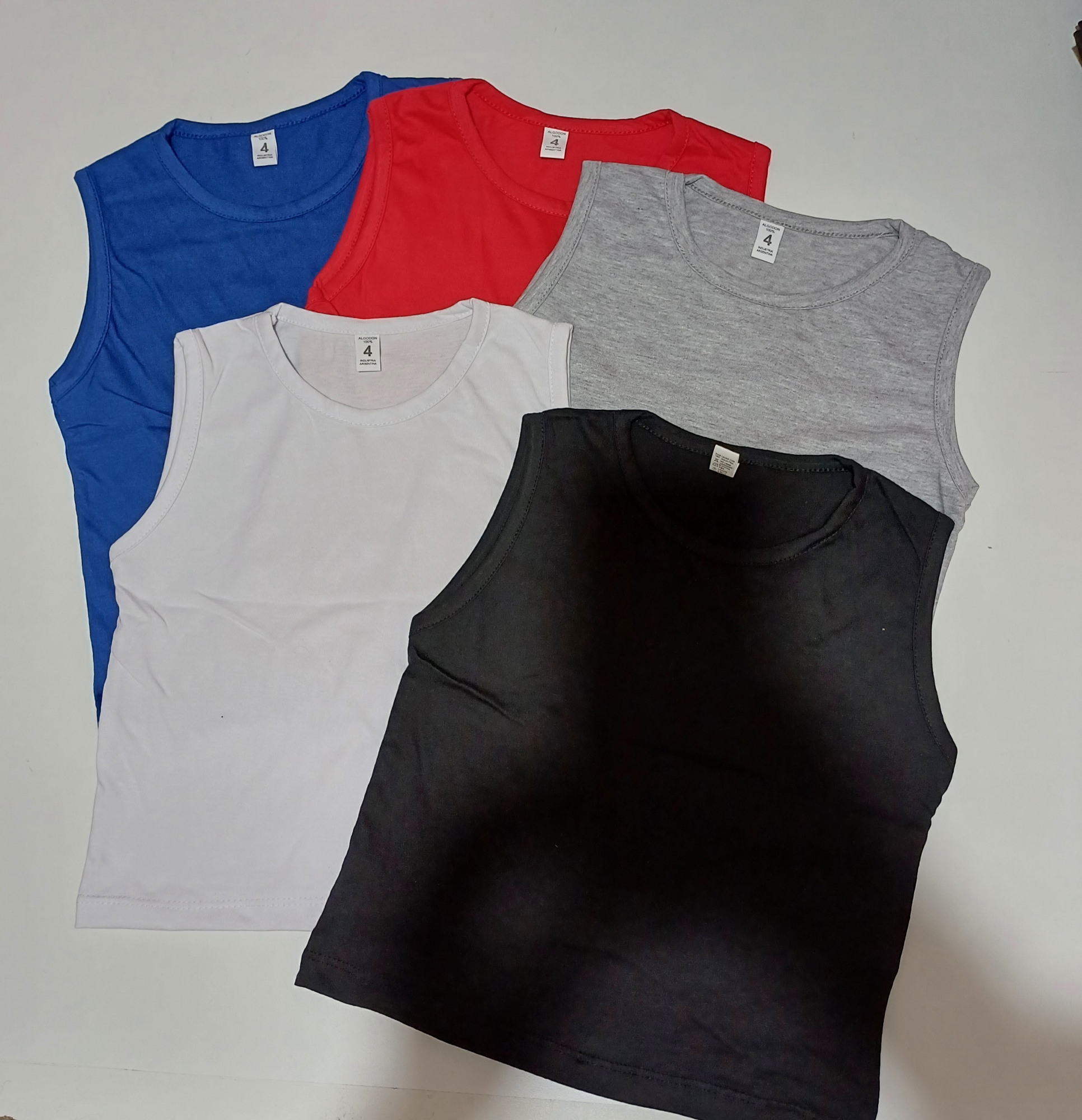 Musculosas Lisa Algodón Peinado - Imagen 2