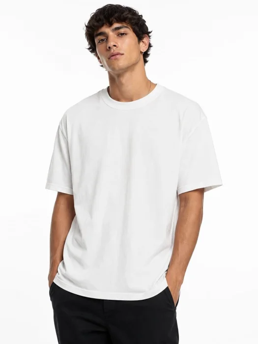 Remeras Oversize Lisas Natural