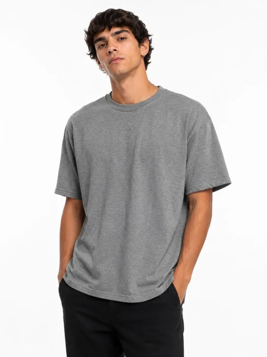 Remera Oversize Lisas Gris