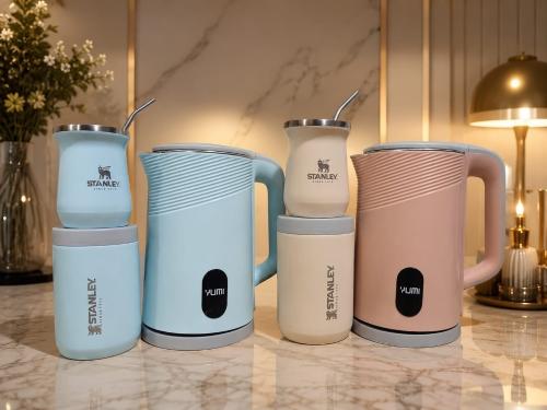 Set Matero Premium Térmico, Jarra Eléctrica 2.3l 4 Piezas con Jarra Eléctrica