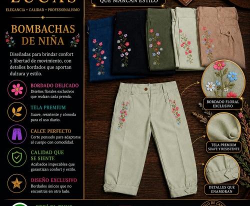 Bombachas de Niña Solo Curvas