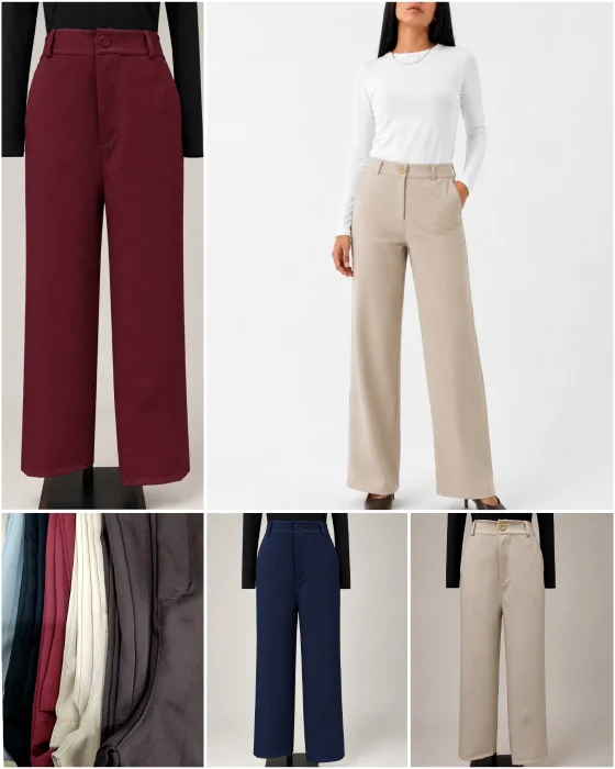Pantalón Palazo con Elástico